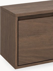 Comodă TV suspendată Zolia 180 cm cu 4 uși - nuc elegant