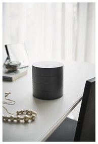 Cutie pentru depozitarea bijuteriilor YAMAZAKI Tower, negru