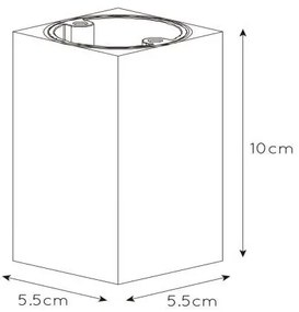 Spot LED dimabil Lucide 09916/06/36 DELTO 1xGU10/5W/230V gri