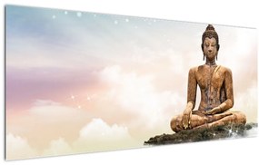 Tablou - Buddha care supraveghează pământul (120x50 cm)
