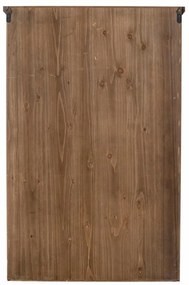 Vitrina negra, din lemn cu aspect vintage, Hazem