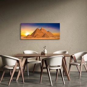 Tablou - Piremidele din Egipt (120x50 cm)