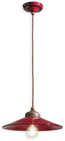 Pendul design retro realizat manual din ceramica si metal COLORS