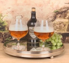 Pahar de bere din sticlă, transparent, cu model în spirală gravat, 660 ml, 17 x 11 cm, „Joséphine”