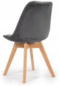 Scaune de sufragerie 4buc stil scandinav Grey Glamor