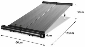 Deuba Panou solar pentru incalzirea apei 116x66x6cm - antracit