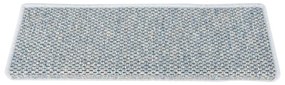 Covorase scari autoadezive, 15 buc. albastru 65x25 cm, sisal 15, Albastru, 65 x 25 cm