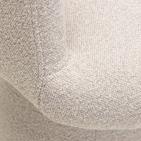 Fotoliu design rotativ YATO, crem