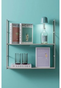 Cutie de depozitare albă/verde din hârtie decorativă 18x4x25 cm Mojito – PT LIVING