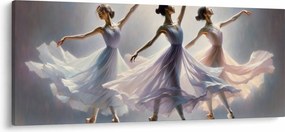 Tablou - Trei balerine (120x50 cm)