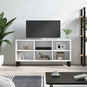 826996 vidaXL Comodă TV, alb, 103,5x30x50 cm, lemn compozit