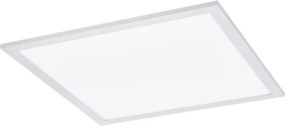 Eglo 55148 - Plafonieră LED RGBW dimabilă, 12W/230V, 45x45 cm, albă+telecomandă