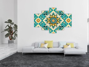 Tablou - Model turcoaz (150x105 cm)