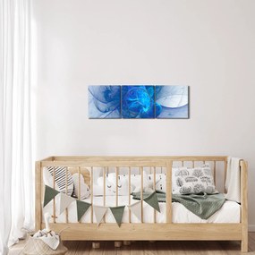 Tablou abstract (cu ceas) (90x30 cm)