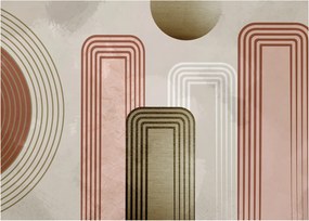 Tablou pe sticlă - Ilustrație minimalistă (70x50 cm)