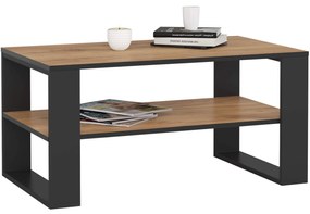 Măsuță de cafea Aislan (stejar craft + negru). 1117129