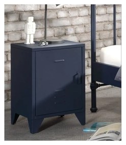 Noptieră de copii albastră din metal BRONXX – Vipack