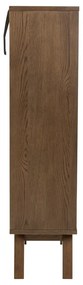 Vitrină maro cu aspect de lemn de stejar 72x145x36 cm A-Line – Actona