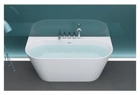 Cada freestanding din compozit Rune Hermod 170x80 cm lipita de perete, BTW