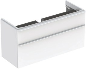 Geberit Smyle Square dulap 118.4x47x61.7 cm dulap atârnat sub chiuvetă alb 500.355.00.1