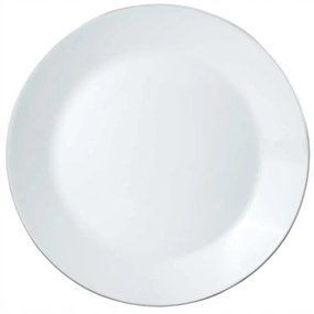Set farfurii Kinghoff KH 1877, 18 piese, 6 persoane, Opal, Alb/Argintiu