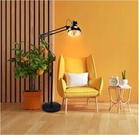 Lampadar 1xE27/40W/230V negru