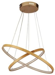 Lustră LED pe cablu Searchlight 75032-2NA ETERNITY LED/13W/230V auriu