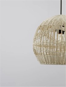Lustra / Pendul modern design natural ratan MARLO D-30cm