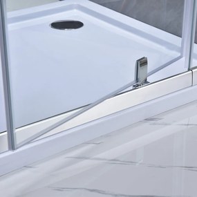 Ușă de duș reglabilă Flexi-S 76-91x185 cm
