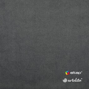 Canapea taupe extensibilă/cu spațiu de depozitare cu tapițerie din catifea cu colț pe partea dreaptă 223 cm Fabillo – ELTAP