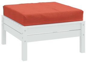 vidaXL Pernă de paleți, melanj roșu, 60x60x9,5 cm, material textil