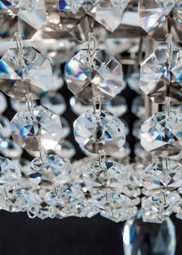 Lustra aplicata cristal Schöler design de lux Sheraton 55cm, chrome
