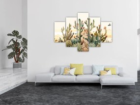 Tablou - Deșert, acvariu (150x105 cm)