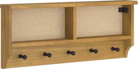 vidaXL Suport pentru haine "SANDNES" 87x12x35 cm lemn masiv de pin