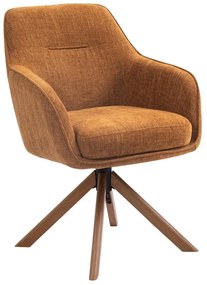 Set de scaune de sufragerie portocaliu 2 buc. tapițat Avola – Unique Furniture