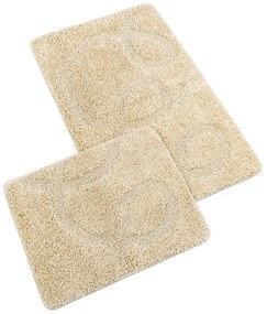 Bellatex Set de covorașe de baie fără decupajBANYSILVER bej, 60 x 100, 60 x 50 cm