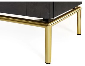 Servantă Woodman Pimlico, 75 x 91 cm, negru