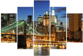 Tablou - Pod cu New York (150x105 cm)