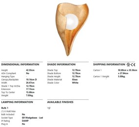 Aplica de perete design deosebit MOONSTONE