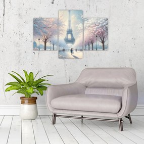 Tablou - Pictură din Paris (90x60 cm)