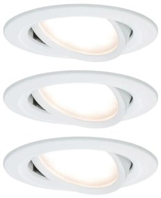 SET 3x corp de iluminat dimabil încastrat Paulmann 93485 LED/6W IP23 NOVA 230V