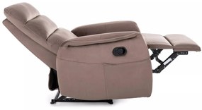 Fotoliu Solon M cu functie de masaj velvet cappuccino Blu38