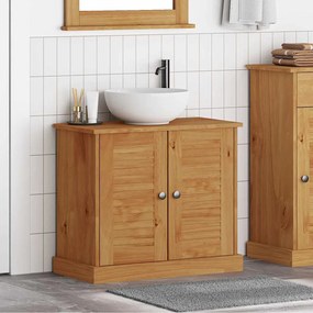 vidaXL Cabinet pentru Chiuvetă VIGO maro miere 67.5 x 34 x 59 cm