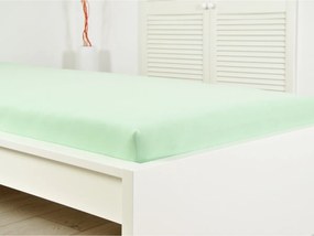 Cearșaf de pat 4Home jersey Ideal verde, 160 x 200 cm