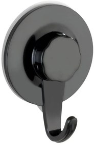 Cuier pentru baie VALENZA, Static - Loc, negru, WENKO