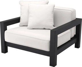 Fotoliu pentru interior si exterior Cap-Antibes, negru 115005 HZ