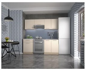 Set Mobila Bucatarie MARIJA 200m Sonoma/Vanilie