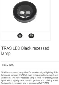 Spot LED incastrabil de exterior orientabil TRAS 8W