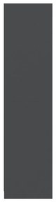 Sifonier cu sertare, gri, 50x50x200 cm, PAL Gri, 1