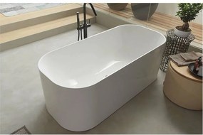 Cada freestanding Kolpasan Pandora-FS alb 173x68 cm